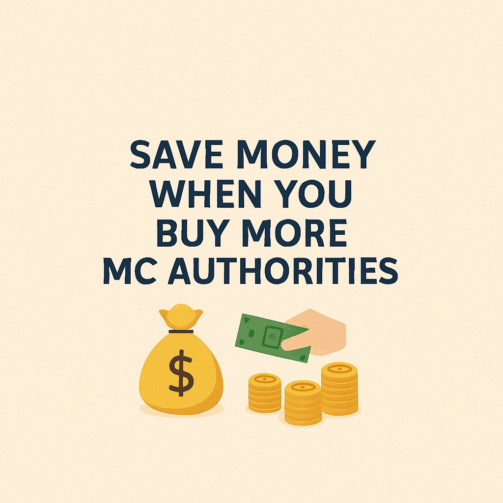 Save Money When You Buy More MC Authorities